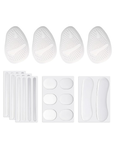 26 Almohadillas de Gel Transparentes Lusofie para Talones