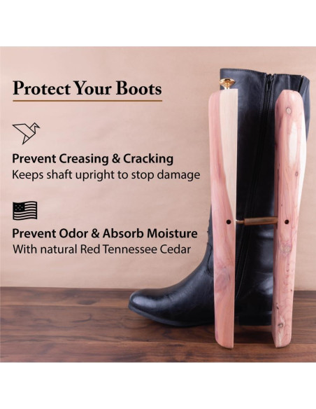 Arbol de Bota de Cedro FootFitter 30.48 cm para Hombres y Mujeres