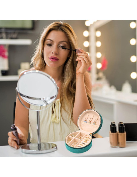 Caja de Joyería Dajasan Terciopelo Verde Esmeralda 10cm