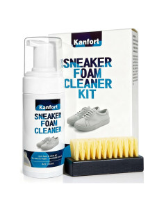 Kit Limpiador de Zapatos Kanfort - Espuma Sin Agua 226g