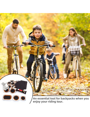 Kit de Reparación de Neumáticos KOAREL con Parche y Herramientas