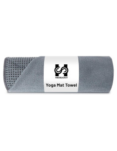 Toalla de Yoga Antideslizante HASSLICKIT 182.88x60.96cm Microfibra