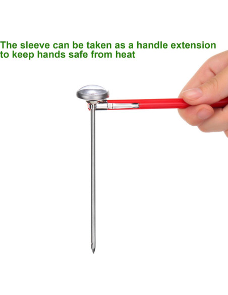 Termómetro de Comida Frienda 3 Pcs con Dial 2.5 cm y Fundas