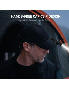 Linterna de bolsillo Guardtier M70E 500LM recargable USB-C 2