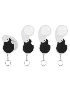 Lupas Plegables con Luz LED Rongon 5X - Paquete de 4