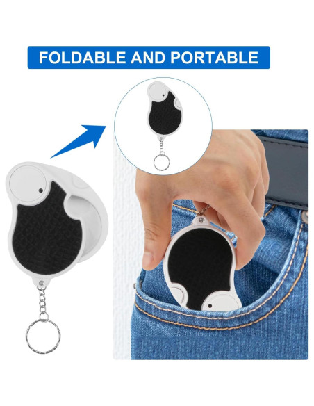 Lupas Plegables con Luz LED Rongon 5X - Paquete de 4