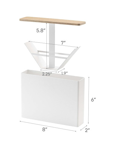 Estuche para Filtros de Café Yamazaki 3097 Acero y Madera