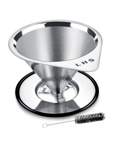 Goteador de Café LHS Acero Inoxidable 1-2 Tazas Reutilizable