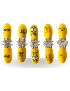 Soportes de maíz Fumiko - 10 PCS con caras divertidas