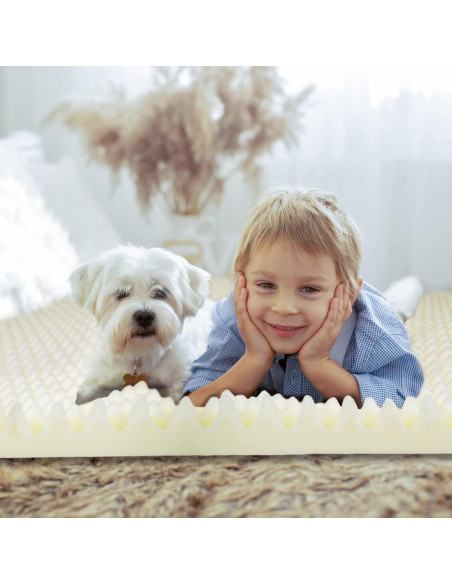 Colchón de Espuma Convoluta Vaunn 200x89 cm Alivio Presión