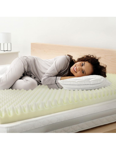 Colchón de Espuma Convoluta Vaunn 200x89 cm Alivio Presión