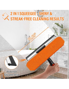 Raspador de Ventanas 2 en 1 ACTREY con Mango Antideslizante 2