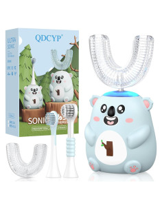 Cepillo de dientes eléctrico para niños QDCYP koala 360 6 modos