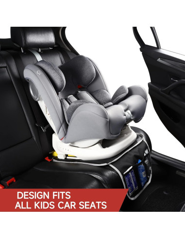 Protector de Asiento de Coche Tapha Universal Negro Impermeable