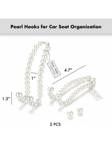 Gancho para bolso de coche Andorelse, acero inoxidable, 10 kg