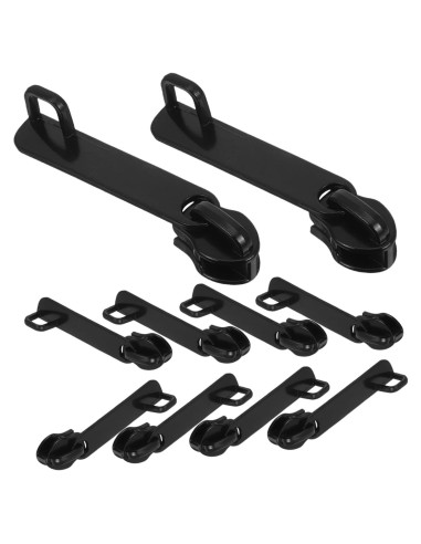 Tiradores de Cremallera GLEAVI Nylon Antirrobo 10 Piezas