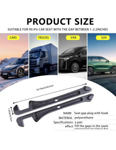 Relleno Organizador Espacio entre Asientos Keaixinyu 43.7cm 2