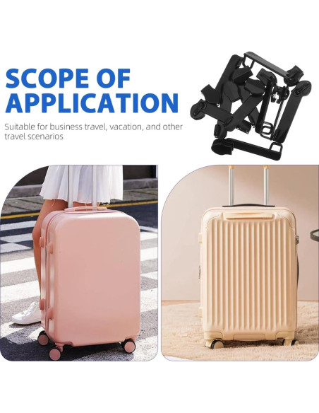 Tiradores de Cremallera GLEAVI Nylon Antirrobo 10 Piezas