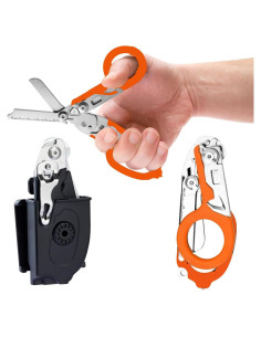 Tijeras de Trauma Gymsire 6 en 1 Acero Inoxidable Naranja