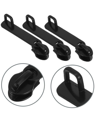 Tiradores de Cremallera GLEAVI Nylon Antirrobo 10 Piezas