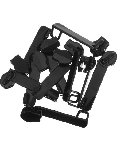 Tiradores de Cremallera GLEAVI Nylon Antirrobo 10 Piezas