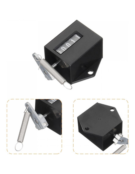 Contador Manual uxcell de 5 Dígitos para Maquinaria