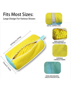 Bolsa de Lavado de Zapatos UGMLT - 2 Unidades Reutilizables 2