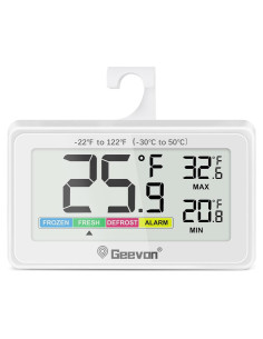Termómetro Digital Geevon para Refrigerador IP65 Pantalla LCD