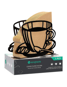 Soporte para Filtros de Café Songtaste 14x10cm Acero Inoxidable