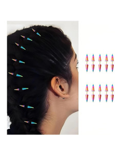 Accesorios de Cabello Gótico Millevibe - 10 Piezas Clips Metal