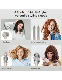 Estilizador de Aire Caliente 5 en 1 MESCOMB F16 - Secador y Rizador 2