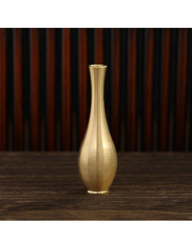 4 Soportes de Incienso Mini Jarrón de Latón NOIAFZY 6x2 cm