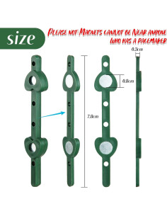 WILLBOND 15 Pares de Imán Floral para Boutonniere Corsage 2