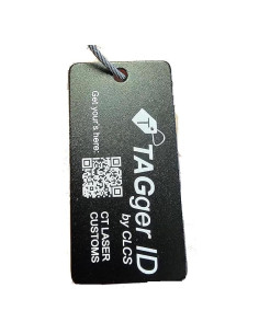 Etiqueta de Seguridad QR Genérica para Equipaje y Llaves - 2 Unidades