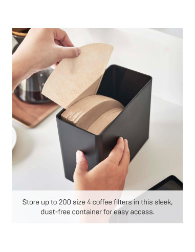 Soporte para Filtros de Café Yamazaki Home Tower - Almacenamiento 1.9L