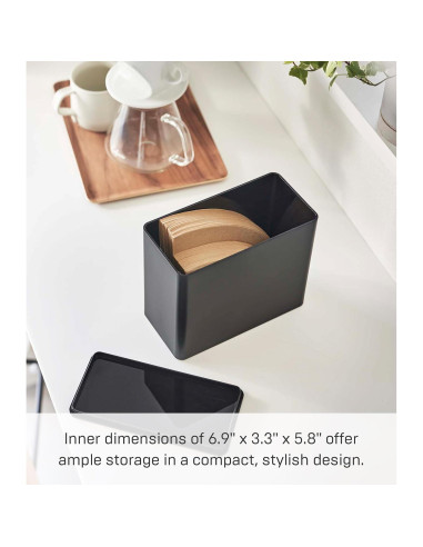 Soporte para Filtros de Café Yamazaki Home Tower - Almacenamiento 1.9L