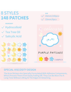 Parches para Acné CELECARE - 148 Unidades con Ácido Salicílico 2
