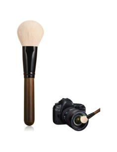 Cepillo de limpieza de lentes ZGGAZCA con pelo de cabra suave