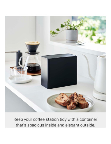 Soporte para Filtros de Café Yamazaki Home Tower - Almacenamiento 1.9L