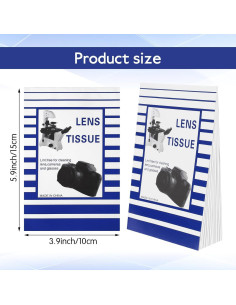 500 Pañuelos de Limpieza de Lentes Ahltoiex 15x10 cm 2