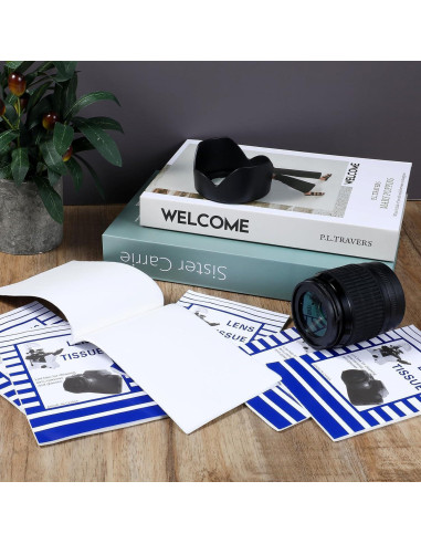 500 Pañuelos de Limpieza de Lentes Ahltoiex 15x10 cm