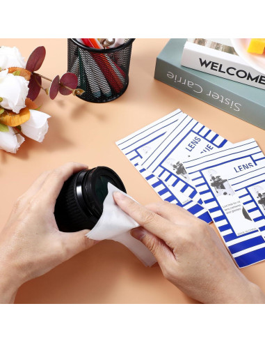 500 Pañuelos de Limpieza de Lentes Ahltoiex 15x10 cm