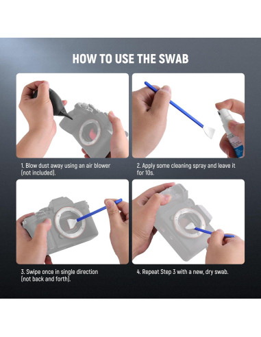 Kit de Limpieza de Lentes NEEWER 12 en 1 para Cámaras DSLR