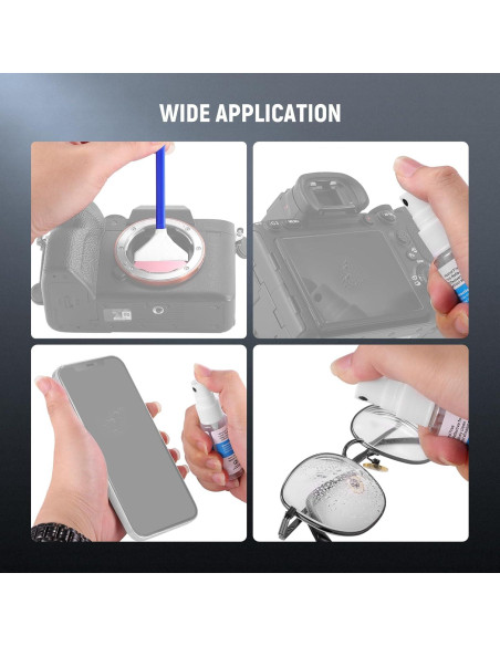 Kit de Limpieza de Lentes NEEWER 12 en 1 para Cámaras DSLR