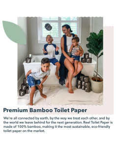 Papel Higiénico Premium Reel 12 Rollos 3 Capas de Bambú 2
