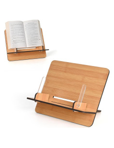 Soporte de Libro de Madera Gift Kya De Ajustable Ergonómico