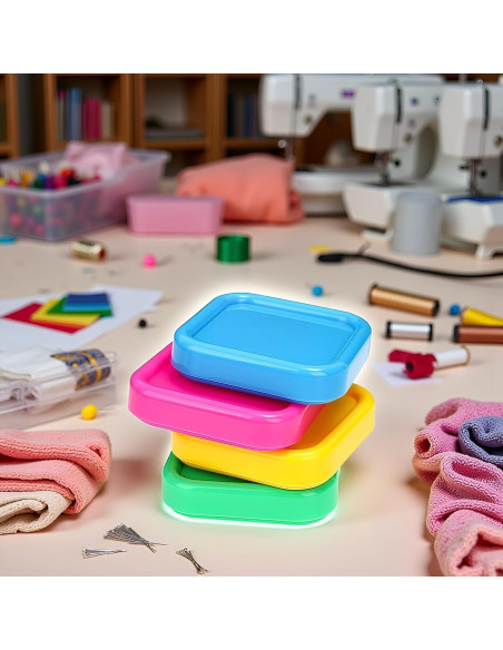 3 Almohadillas Magnéticas Cuadradas WLSuDHoncc para Coser