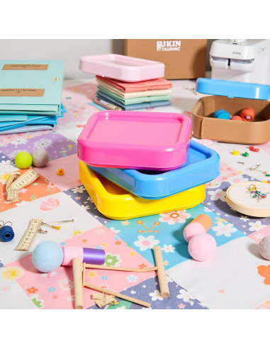 3 Almohadillas Magnéticas Cuadradas WLSuDHoncc para Coser