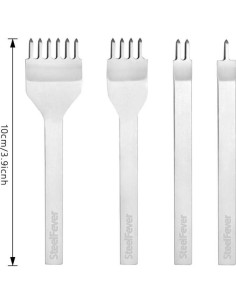 Kit de Herramientas de Artesanía de Cuero SteelFever 4mm 2
