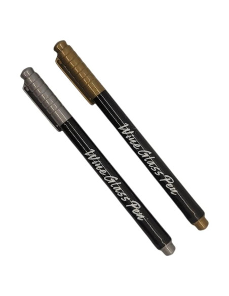 Juego de Marcadores de Vino Reutilizables Handy Housewares - Dorado y Plateado